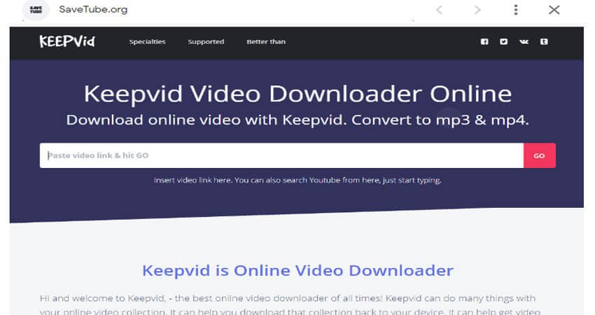 KeepVid Downloader
